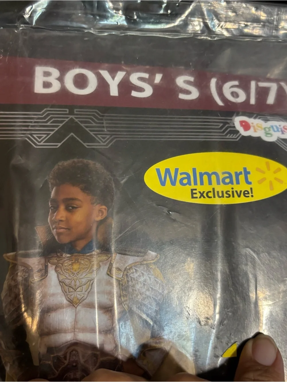 Dungeons and Dragons Xenk The Paladin Deluxe Muscle Costume Boys 6-7 Blue & Gold